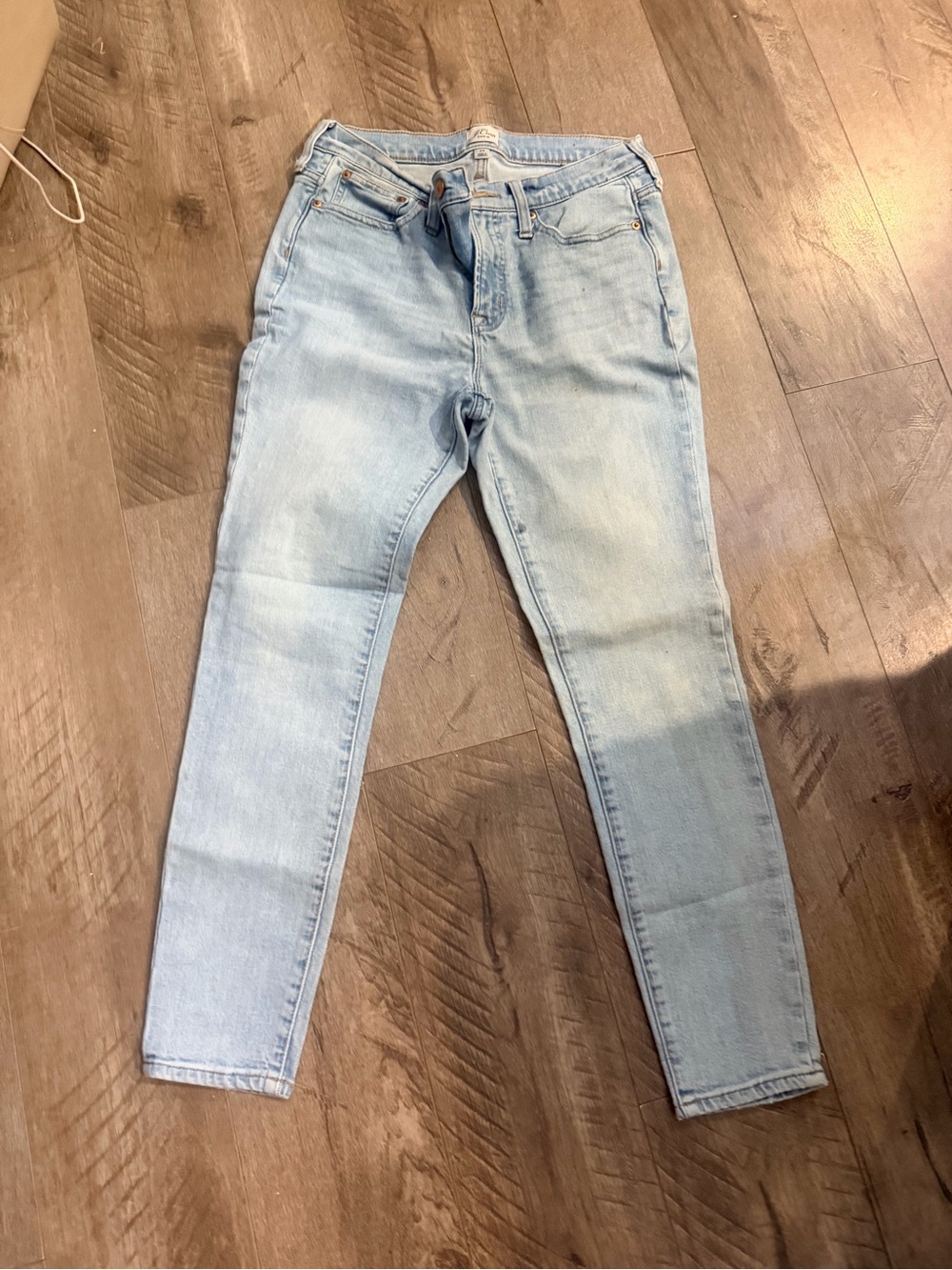 J. Crew Light Blue High-Rise Cropped Jeans